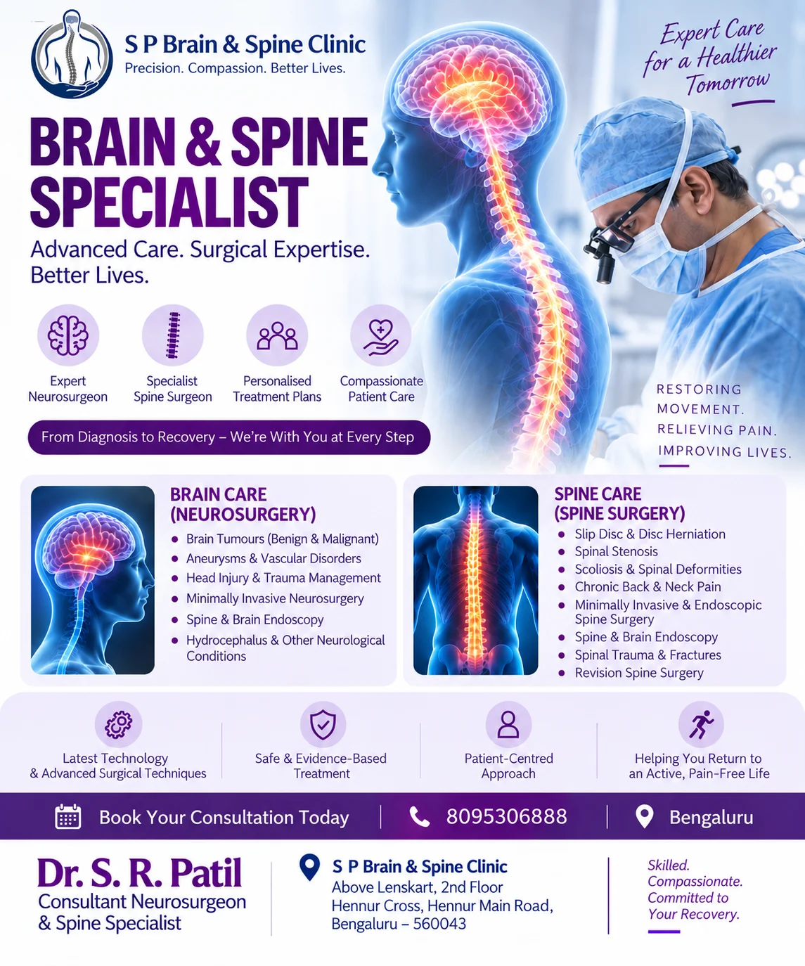 Brain & Spine Specialist in Bengaluru | Neurosurgeon & Spine Surgeon